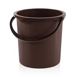 Kuber Industries Magnite Brown Striped Bucket 25L image 2