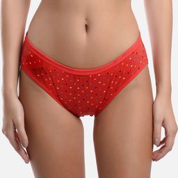 StyFun Women Micro Ditsy Printed Hipster Briefs LS_OLA_Panty_Red-picture-21