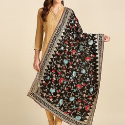 Dupatta Bazaar Embroidered Dupatta with Sequinned image 1