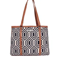 ASTRID Printed Shopper Tote Bag-14