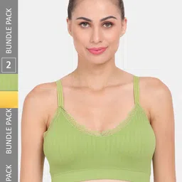 Amour Secret Pack of 2 Lightly Padded Workout Bra-picture-35