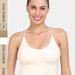 Amour Secret Pack Of 2 Seamless Lightly Padded Sports Bra-image-24