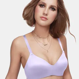 Dazzle Lavender Bra Lightly Padded-image-74