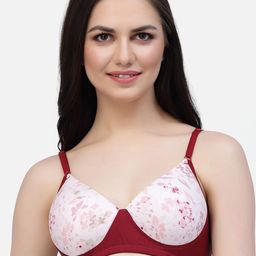 CUKOO Full Coverage All Day Comfort Lightly Padded Seamless Rapid-Dry Bra-48