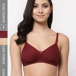 Docare Pack Of 2 Full Coverage Lightly Padded Cotton T-shirt Bra With All Day Comfort-picture-54