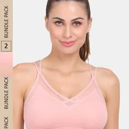 Amour Secret Pack of 2 Lightly Padded Bra-image-76