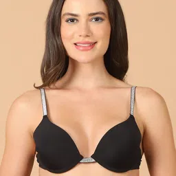 PrettyCat Half Coverage Underwired Low Back Lightly Padded Plunge Bra-28