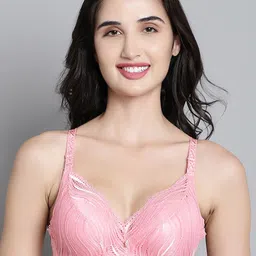 MAKCLAN Abstract Medium Coverage Anti Odour Underwired Lightly Padded Bra-4