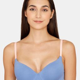 Zivame Lightly Padded Underwired All Day Comfort Seamless Medium Coverage Bra-10