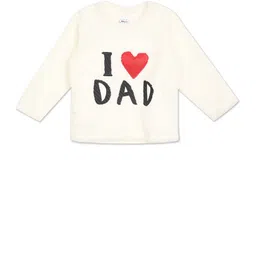 Donuts Boys White & Red Typography Printed Pullover with Fuzzy Detail-image-57