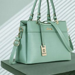 Exotic Textured Structured Handheld Bag with Tasselled-5
