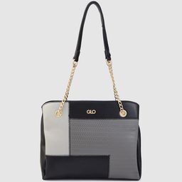 Globus Colourblocked Structured Handheld Bag-image-41