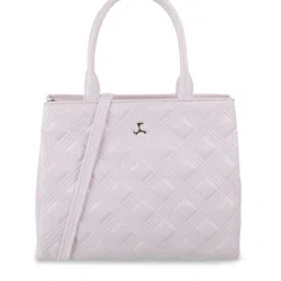 Mochi Textured Structured Handheld Bag With Quilted image 1