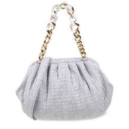 Metro Blue Swagger Shoulder Bag with Quilted-27
