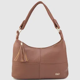 Globus Tasselled Detail Structured Hobo Bag-21