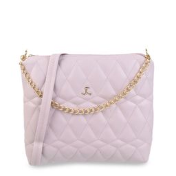 Mochi Purple Geometric Textured Sling Bag-4