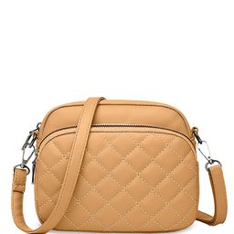 SYGA Embellished PU Structured Sling Bag With Quilted-image-56