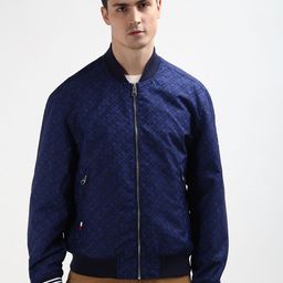 Tommy Hilfiger Men  Solid Stand Collar Open Front Jacket image 1