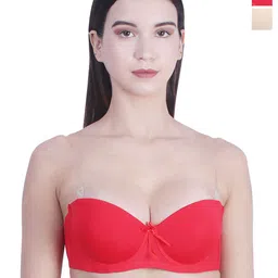BRACHY Pack Of 2 Medium Coverage Underwired Heavily Padded Bras With All Day Comfort-picture-8