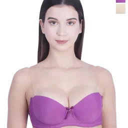 BRACHY Pack Of 2 Medium Coverage Underwired Heavily Padded Push-Up Bras & All Day Comfort-picture-18
