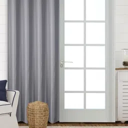 Saral Home Grey Black Out Long Door Curtain-image-85