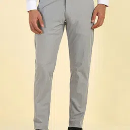 Allen Solly Men Mid-Rise Formal Trousers-image-60