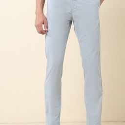 U.S. Polo Assn. Men Slim Fit Mid-Rise Chinos Trousers-image-128