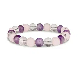 VIBESLE Unisex Crystals Beads Elasticated Bracelet-image-66