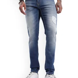 WROGN Men Highly Distressed Heavy Fade Jeans-image-10