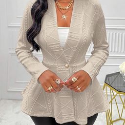 StyleCast x Revolte Women Geometric Lightweight Longline Cape Jacket-image-30