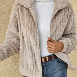 StyleCast Women Polyester Longline Tailored Jacket-image-4