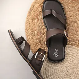 House Of Pataudi Men Slip On Ethnic Comfort Sandals-image-55