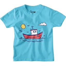 BonOrganik Boys Printed Applique T-shirt-20