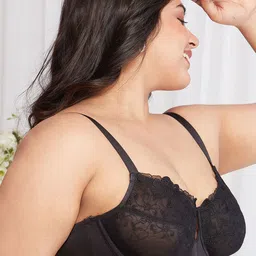 Nykd Floral Self Design Full Coverage Underwired Bra image 2