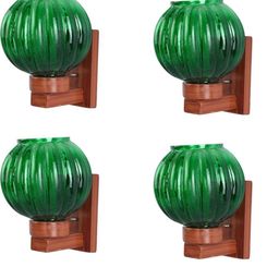1ST TIME Green Solid Glass Traditional Cylinder Wall Lamps Wall Lamps-picture-7