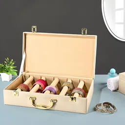 Kuber Industries Beige Set of 2 Regular Jewellery Organiser Organisers-25