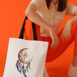 ARTBUG Printed Shopper Tote Bag-image-35