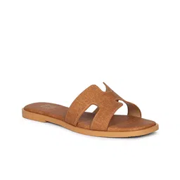 Viviblu Women Textured Open Toe Flats-image-82