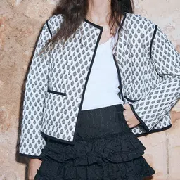 H&M Embroidered Tiered Skirt-picture-18