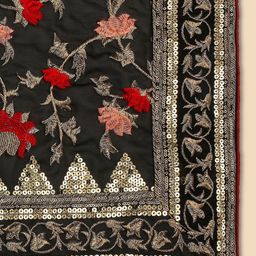 Dupatta Bazaar Embroidered Dupatta with Sequinned image 2