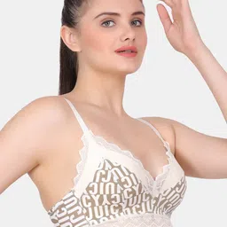 Amour Secret Typography Printed Bra Full Coverage Lightly Padded-PD6003_Hna image 2