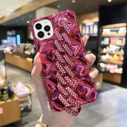 Luxury Kase Geometric Printed iPhone 13 Pro Back Case Mobile Accessories-image-79