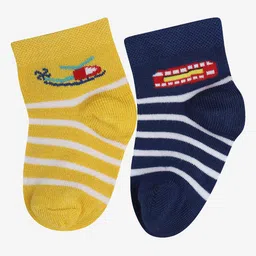 Bodycare Pack Of 2 Boys Patterned Ankle Length Socks-image-22