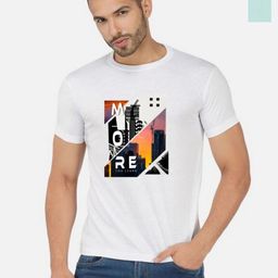 GLOBAL NOMAD Men 2 Printed Bio Finish Applique T-shirt-image-116