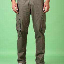 V-Mart Men Mid-Rise Regular Fit Cargos-picture-43
