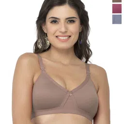 College Girl Women Pack Of 3 Full Coverage Padded Bra-image-39