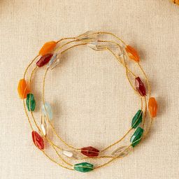 Bohey by KARATCART Crystals Beaded Multistrand Bracelet-picture-14