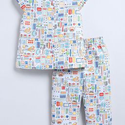 NAUTI KIDZ Girls Printed Night suit-picture-9