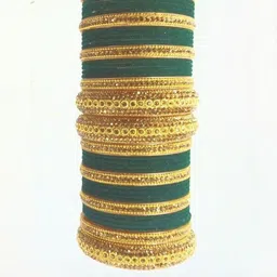 SGN fashion Green Copper Bangles-picture-36