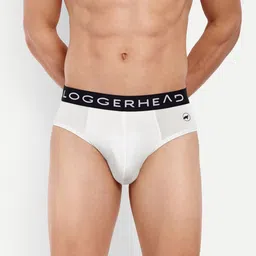 LOGGERHEAD Cotton Hipster Brief LHMB013-White-image-25